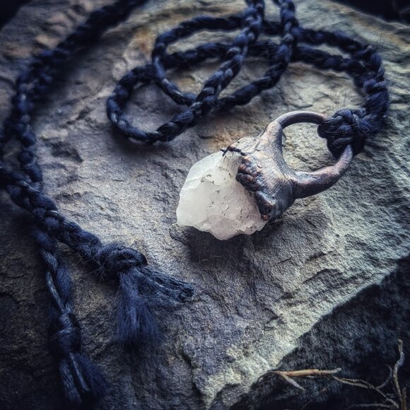 Ethically Sourced Quartz Necklace - Picture 3 of 7